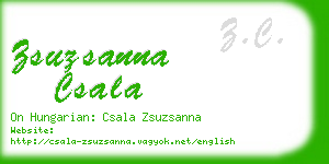 zsuzsanna csala business card